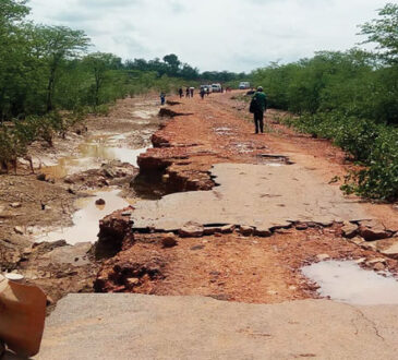 damage roads